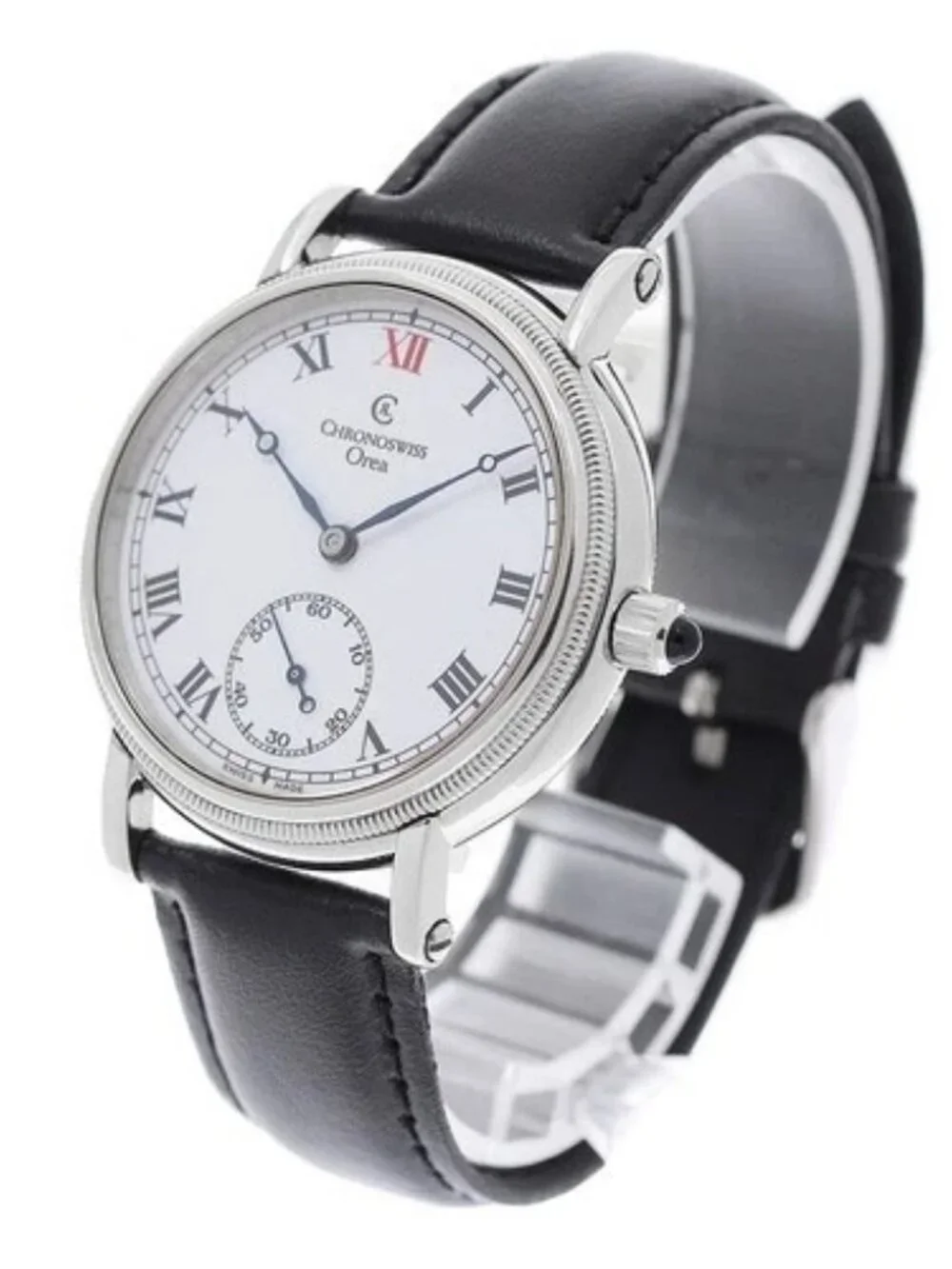 Chronoswiss Orea CH1163 Small seconds white Dial Hand Winding Men's Watch_961397